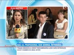 Traian Basescu nu este de acord cu Bacalaureatul Profesional