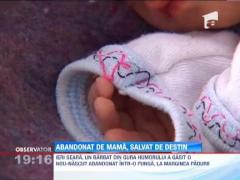 Fetita abandonata intr-o punga de pastic