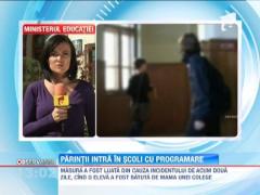 Parintii nu mai au voie sa intre in scolile din Capitala decat pe baza de programare
