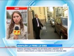 Comisia Nationala pentru Valori Mobiliare, investigatie la firma de investitii a lui Cristian Sima