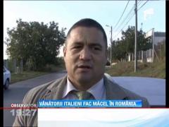 UPDATE / Vanatori italieni, audiati pentru braconaj