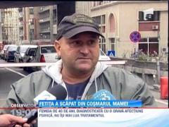 UPDATE / Mama care si-a aruncat copilul dintr-un taxi sufera de probleme psihice