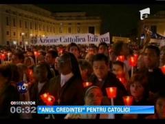 Papa Benedict al XVI-lea  a inaugurat un "An al Credintei" pentru credinciosii catolici