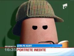 Celebru pentru o serie de portrete in miniatura pe buricele degetelor