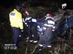 Accident in Maramures. Doi oameni au fost raniti de un sofer inconstient