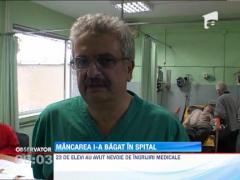 23 de copii de la o scoala speciala, internati in spital