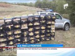 Sase indivizi au fost prinsi cu focuri de arma la granita cu Ucraina