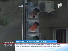 Aglomeratie provocata de hoti