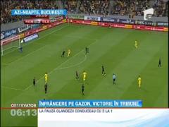 Infrangere pe gazon, victorie in tribune