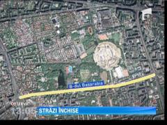Restrictii de circulatie in zona Arenei Nationale. Trei strazi si un bulevard, inchise