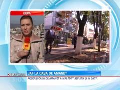 Jaf la o casa de amanet din Hunedoara