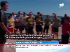 Barack Obama si Mitt Romney, gata de marea dezbatere