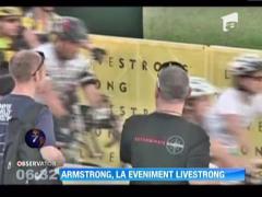 Lance Armstrong a participat la un eveniment la care au luat parte 4.300 de ciclisti amatori