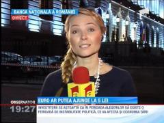 ING: cursul ar putea ajunge la 5 lei/euro