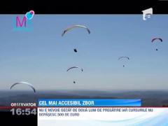 Cel mai ieftin mod de a privi lumea de sus - zborul cu parapanta