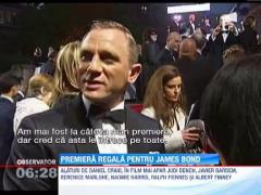 Premiera noului film din seria James Bond, "Skyfall", a avut loc la Londra