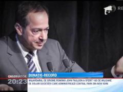Un miliardar american cu origini romanesti a donat 100 de milioane de dolari pentru intretinerea Central Park