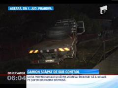 Un camion scapat de sub control a facut ravagii pe DN1