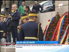 150 de ani de la infiintarea Ministerului Apararii Nationale