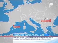 Un bebelus pe moarte a facut ca un avion sa aterizeze fortat la Timisoara!