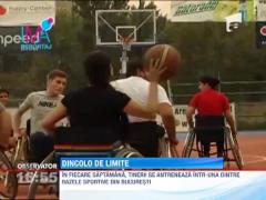 Nu pot merge, dar pot juca baschet!