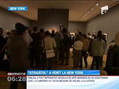 Unul dintre cele mai scumpe tablouri din lume, "Strigatul", expus la New York