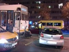 Gravida accidentata pe linia de tramvai