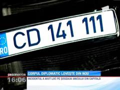 UPDATE / Un angajat al Ambasadei Libiei s-a izbit violent cu masina de un stalp