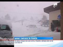 Iarna timpurie in Franta