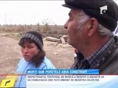 Ucisi de un perete abia construit