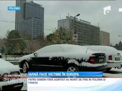 Ninsoarea a facut deja primele victime in Europa! Trei oameni au murit de frig in Polonia