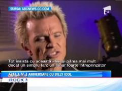 Billy Idol, aparitie-surpriza la petrecerea aniversara a unui fan