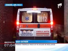 Gest extrem! La numai 15 ani a vrut sa-si ia viata pentru ca a fost lovit de tatal sau