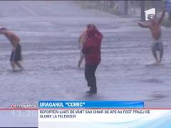 Uraganul Sandy, moment de distractie pentru unii dintre americani