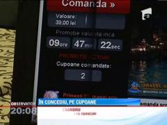 Zeci de mii de romani vaneaza zi de zi site-urile care ofera cupoane de reduceri
