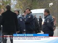 Un politist din Mures s-a impuscat in cap in timpul serviciului