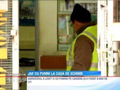 Jaf sangeros la o casa de schimb din Bucuresti!