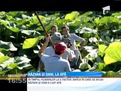 Razvan si Dani au intrat la apa in timpul filmarilor X Factor