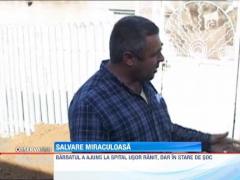 Muncitor salvat dupa ce a fost ingropat in pamant