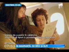 O companie aeriana din Noua Zeelanda promoveaza siguranta in aparatele de zbor, cu personaje din lumea magica din seria "Stapanul Inelelor"