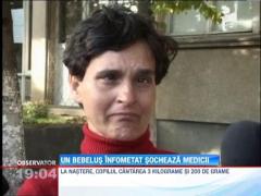 Caz socant la Targu Jiu! Un bebelus a ajuns in stare grava la spital, dupa ce a fost infometat de mama