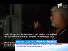 Patronul unui magazin din SUA a scos la vanzare toate tabletele iPad-mini, pe intuneric