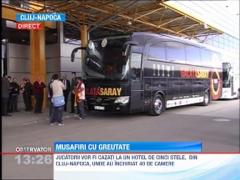 Jucatorii lui Galatasaray, asteptati la Cluj