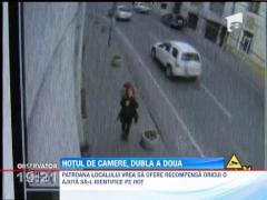 Un hot din Cluj a pus gand rau camerelor de supraveghere din fata unui bar