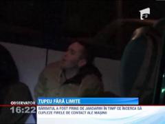 Spectacol in duba jandarmilor. Un galatean turmentat bine, prins cand incerca sa fure o masina