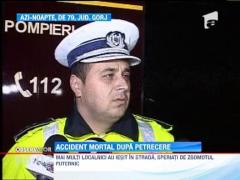 Accident mortal dupa petrecere