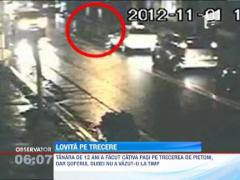 Adolescenta de 12 ani lovita pe trecerea de pietoni