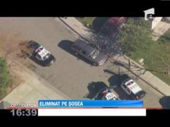 O urmarire pe o autostrada din California s-a terminat tragic pentru un sofer