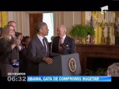 Barack Obama, gata cu compromis bugetar