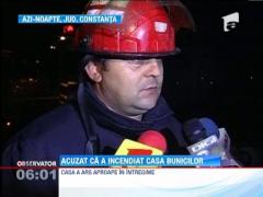 Doi batrani din Constanta au fost lasati pe drumuri de nepotul lor! L-au rugat pe tanar sa aiba grija de casa, insa, acesta i-a dat foc la betie